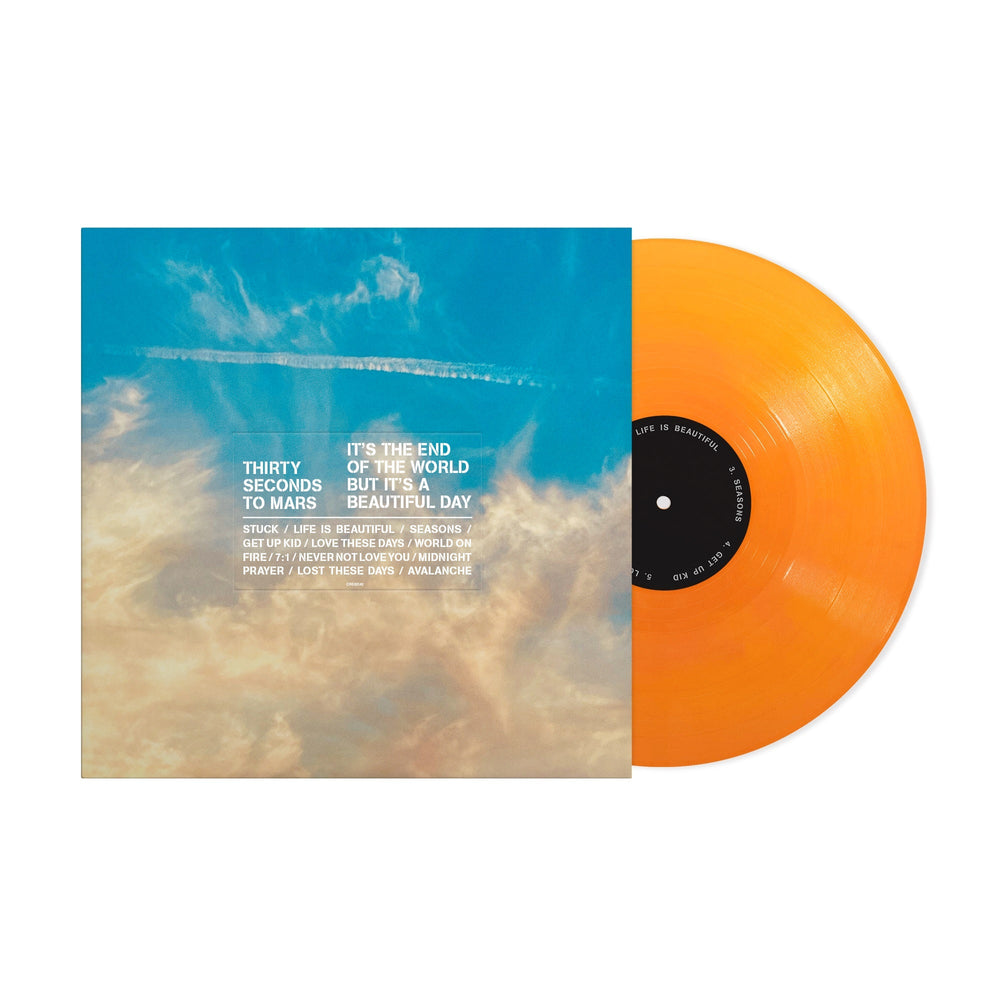 Thirty Seconds To Mars - It's The End Of The World But It's A Beautiful Day [Tangerine LP] [Vinyl] (ONLINE ORDER ONLY)