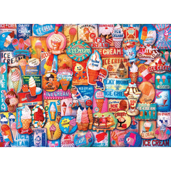 Flashbacks - Ice Cream Treats 1000 Piece Jigsaw Puzzle (ONLINE ORDER ONLY)