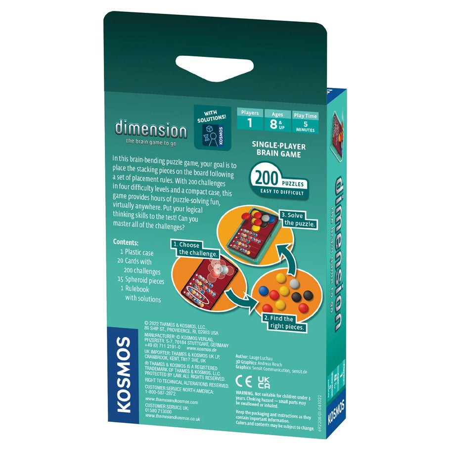 Dimension: The Brain Game To Go (ONLINE ORDER ONLY)