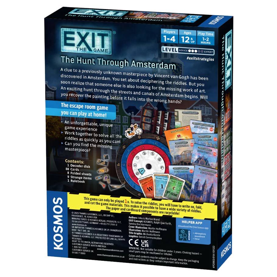 EXIT: The Hunt through Amsterdam (ONLINE ORDER ONLY)