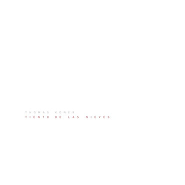 Tiento de las Nieves [CD]