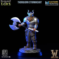 3D Printed Clay Cyanide Bileblight of Loki Vikings 28 32 mm D&D (Online Only)