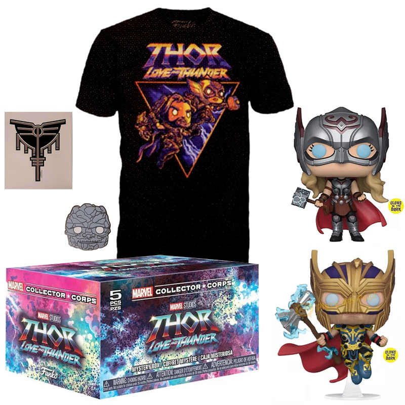 Marvel Collector Corps Box (Thor Love And Thunder Box, Unsealed, Shirt Size M) (Online Order Only)