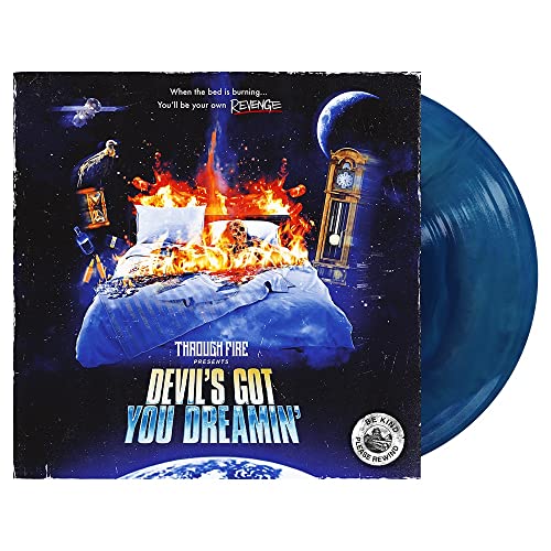 Through Fire - Devil's Got You Dreamin' [Royal Blue/Ultra Clear Galaxy LP] [Vinyl]