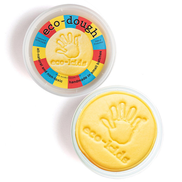 Eco-Dough (Yellow) – 1/2 lb – Natural – Non‑Toxic (ONLINE ORDER ONLY)