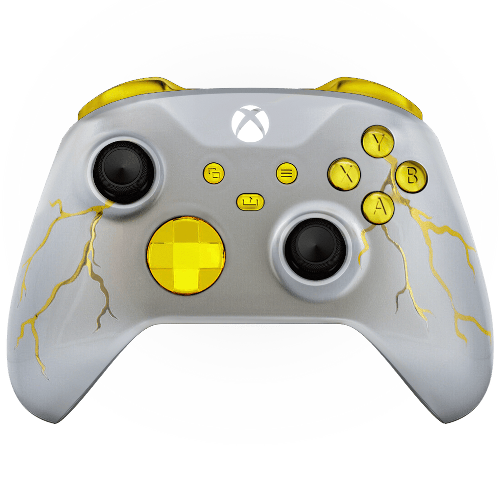 GOLD THUNDER XBOX SERIES X CUSTOM MODDED CONTROLLER (Online Order Only)