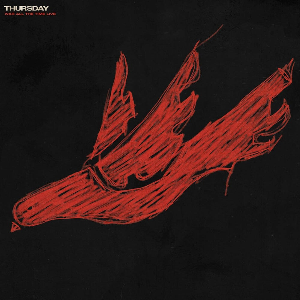 Thursday - War All The Time (Live) (20th Anniversary Edition, Color in Color: Opaque Red in Clear) (2 Lp's) [Vinyl] (ONLINE ORDER ONLY)