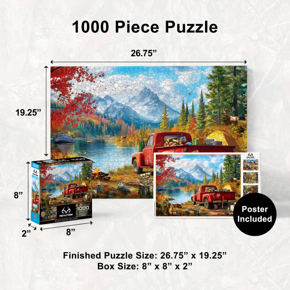 Realtree - Backwoods Bound 1000 Piece Jigsaw Puzzle