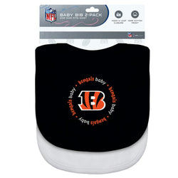 Cincinnati Bengals - Baby Bibs 2-Pack (ONLINE ORDER ONLY)