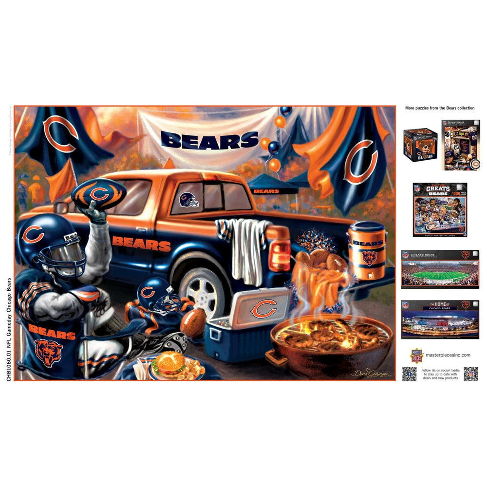 Chicago Bears - Gameday 1000 Piece Jigsaw Puzzle (ONLINE ORDER ONLY)