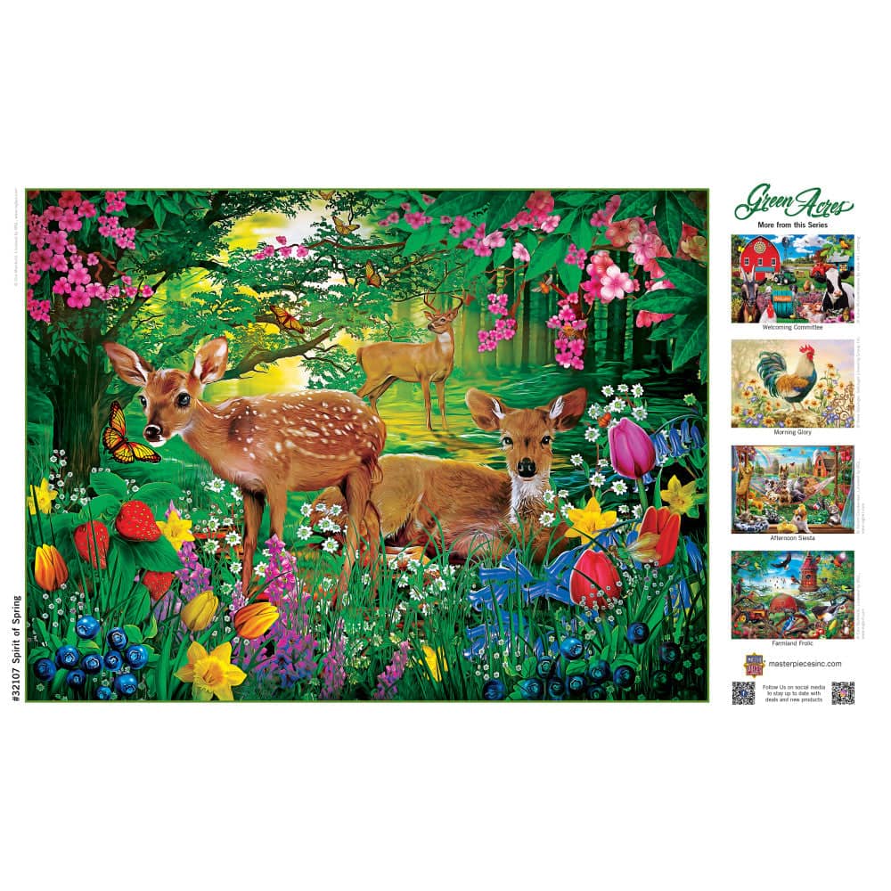 Green Acres - Spirit of Spring 300 Piece EZ Grip Jigsaw Puzzle