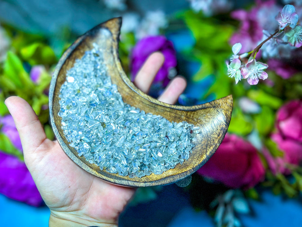Bulk Crystal Chips, 1 Lb, Rose Quartz, Amethyst, Smoky Quartz, Carnelian, Labradorite, Citrine, Rainbow Moonstone, Black Tourmaline Chips (ONLINE ORDER ONLY)