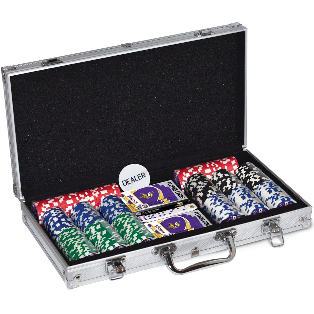 Minnesota Vikings 300 Piece Poker Set (ONLINE ORDER ONLY)