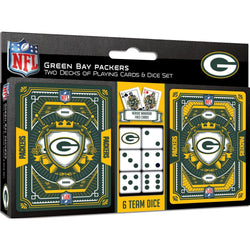 Green Bay Packers - 2-Pack Playing Cards & Dice Set (ONLINE ORDER ONLY)