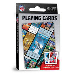 NFL Super Bowl Ticket Playing Cards - 54 Card Deck (ONLINE ORDER ONLY)