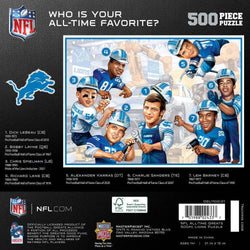Detroit Lions - All-Time Greats 500 Piece Jigsaw Puzzle