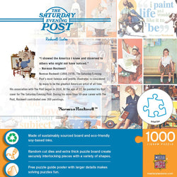 Saturday Evening Post - Rockwell Quotes 1000 Piece Jigsaw Puzzle (ONLINE ORDER ONLY)