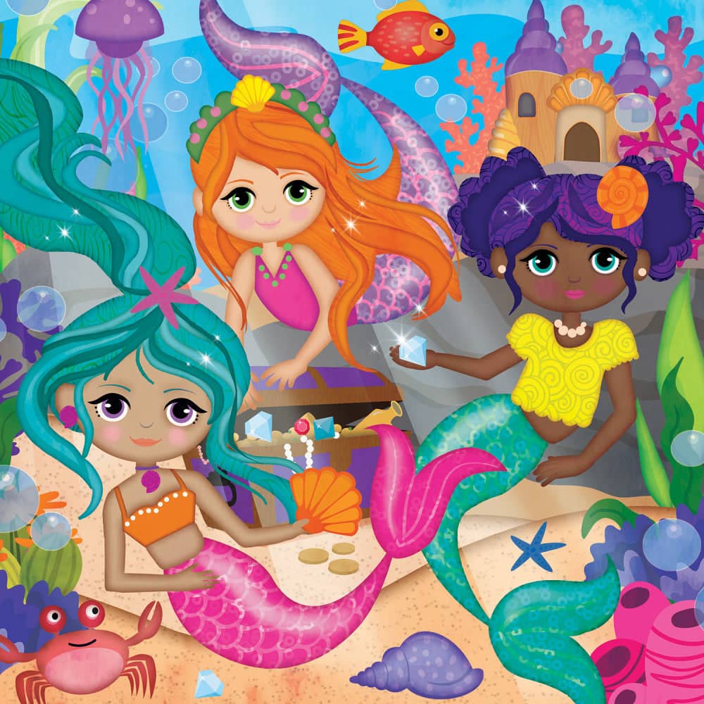 Space Savers - Mermaids 48 Piece Value Puzzle