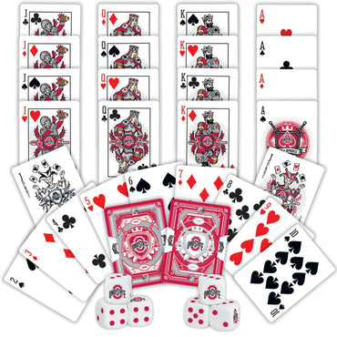 Ohio State Buckeyes - 2-Pack Playing Cards & Dice Set (ONLINE ORDER ONLY)