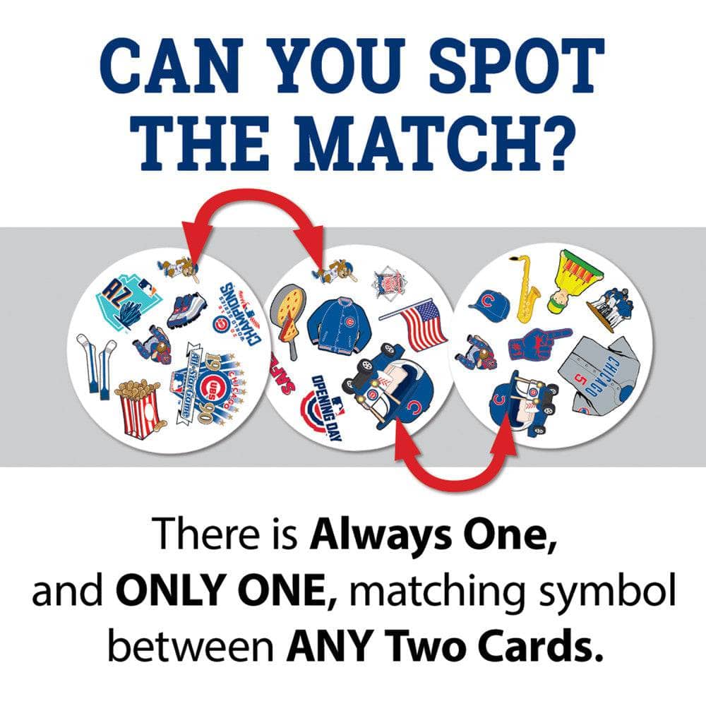 Chicago Cubs Spot It! Card Game