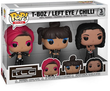 FUNKO POP! Rocks: TLC - Scrubs 3-Pack (Large Item, Action Figure) [Action Figure] (Online Order Only) (ONLINE ORDER ONLY)