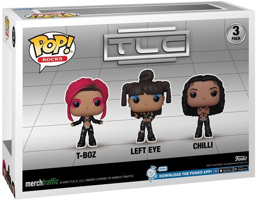 FUNKO POP! Rocks: TLC - Scrubs 3-Pack (Large Item, Action Figure) [Action Figure] (Online Order Only) (ONLINE ORDER ONLY)