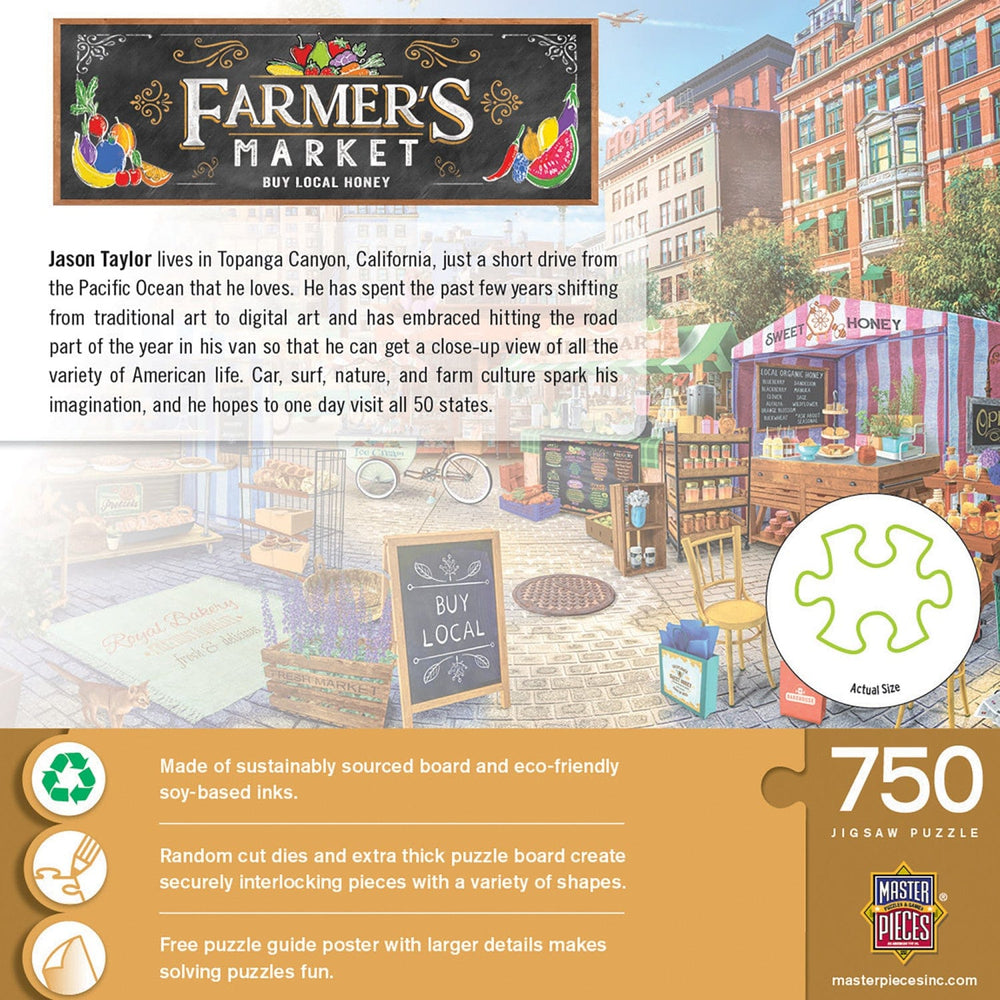 Farmer's Market - Buy Local Honey 750 Piece Jigsaw Puzzle (ONLINE ORDER ONLY)
