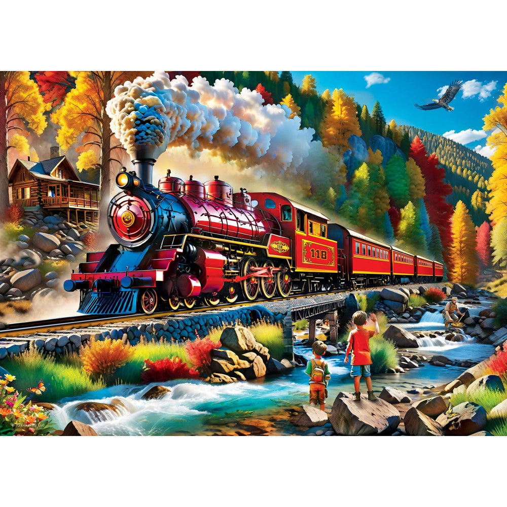 Railways - Fall Passage 1000 Piece Jigsaw Puzzle