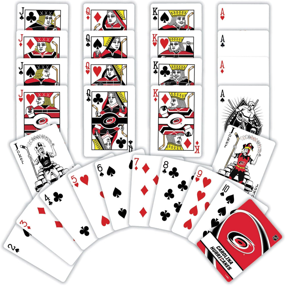 Carolina Hurricanes Playing Cards - 54 Card Deck (ONLINE ORDER ONLY)