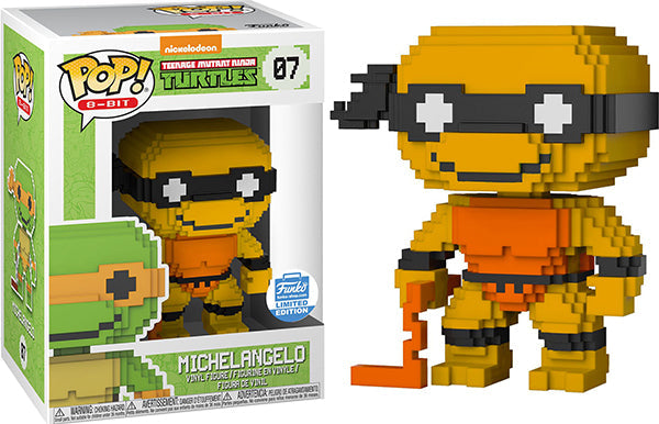 Michelangelo (8-Bit Neon, Teenage Mutant Ninja Turtles) 07 - Funko Shop Exclusive (Online Order Only)