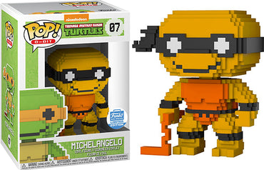Michelangelo (8-Bit Neon, Teenage Mutant Ninja Turtles) 07 - Funko Shop Exclusive (Online Order Only)