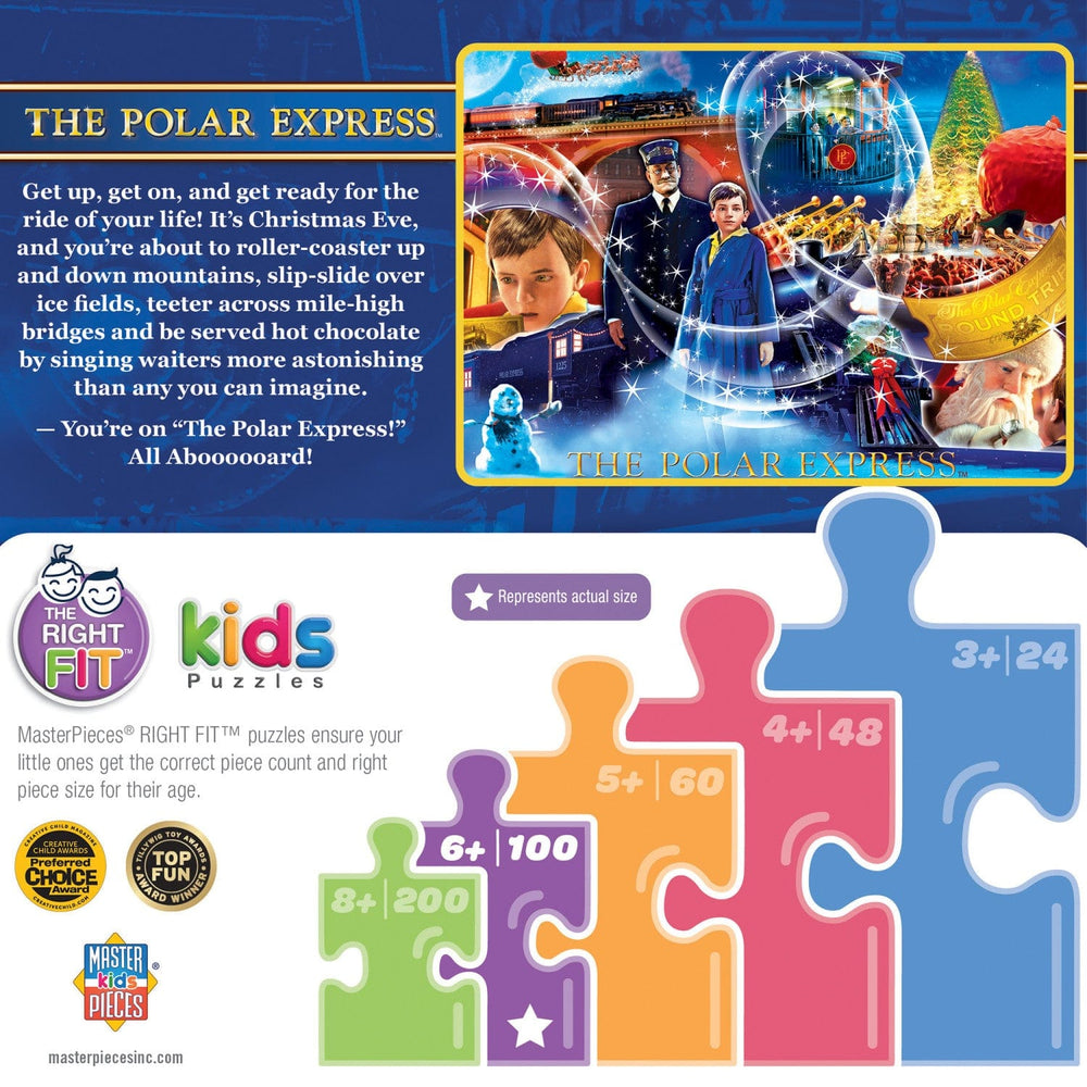 The Polar Express - Golden Ticket 100 Piece Jigsaw Puzzle (ONLINE ORDER ONLY)