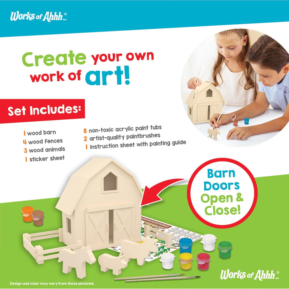 Country Farm Wood Wood Craft & Paint Kit (ONLINE ORDER ONLY)