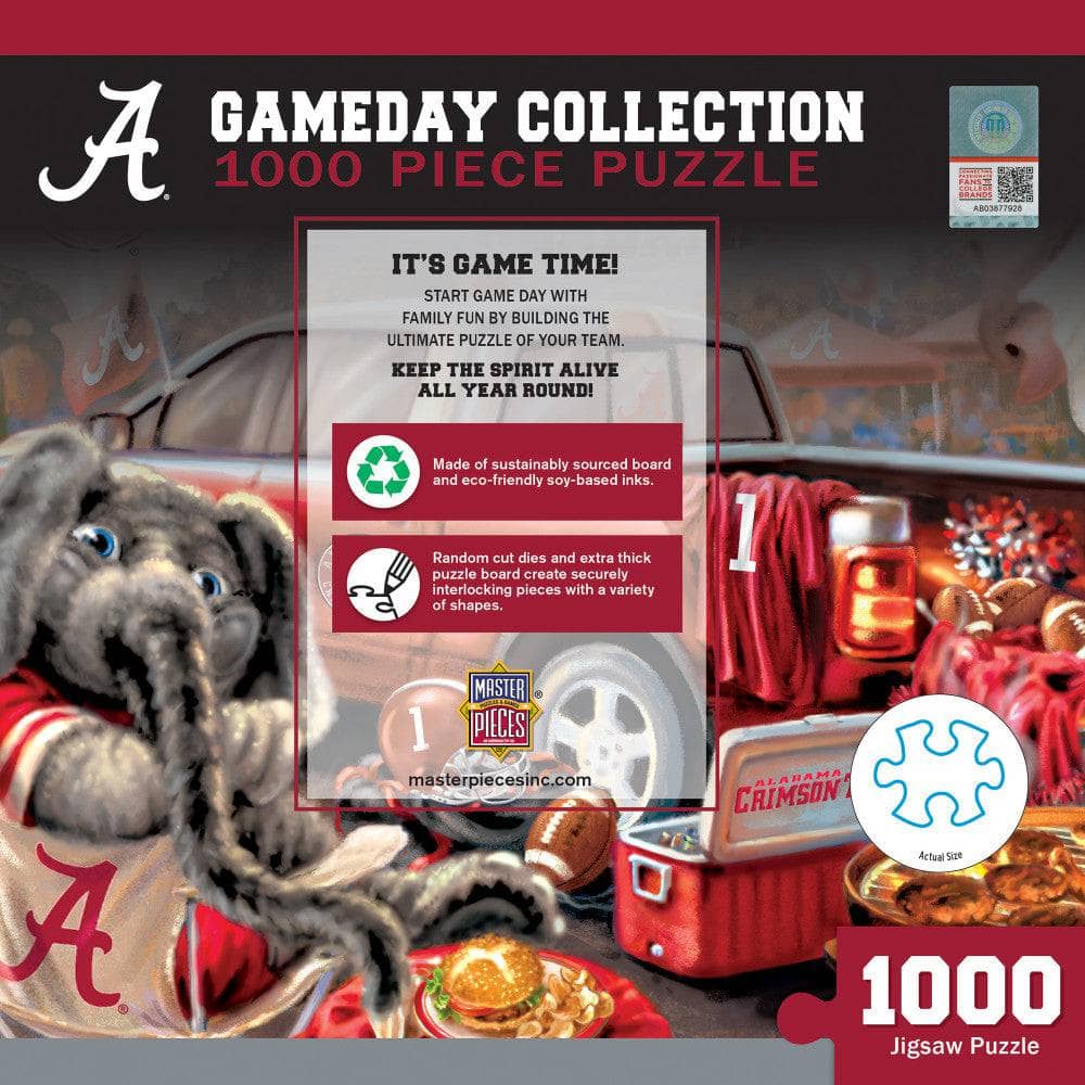 Alabama Crimson Tide - Gameday 1000 Piece Jigsaw Puzzle (ONLINE ORDER ONLY)