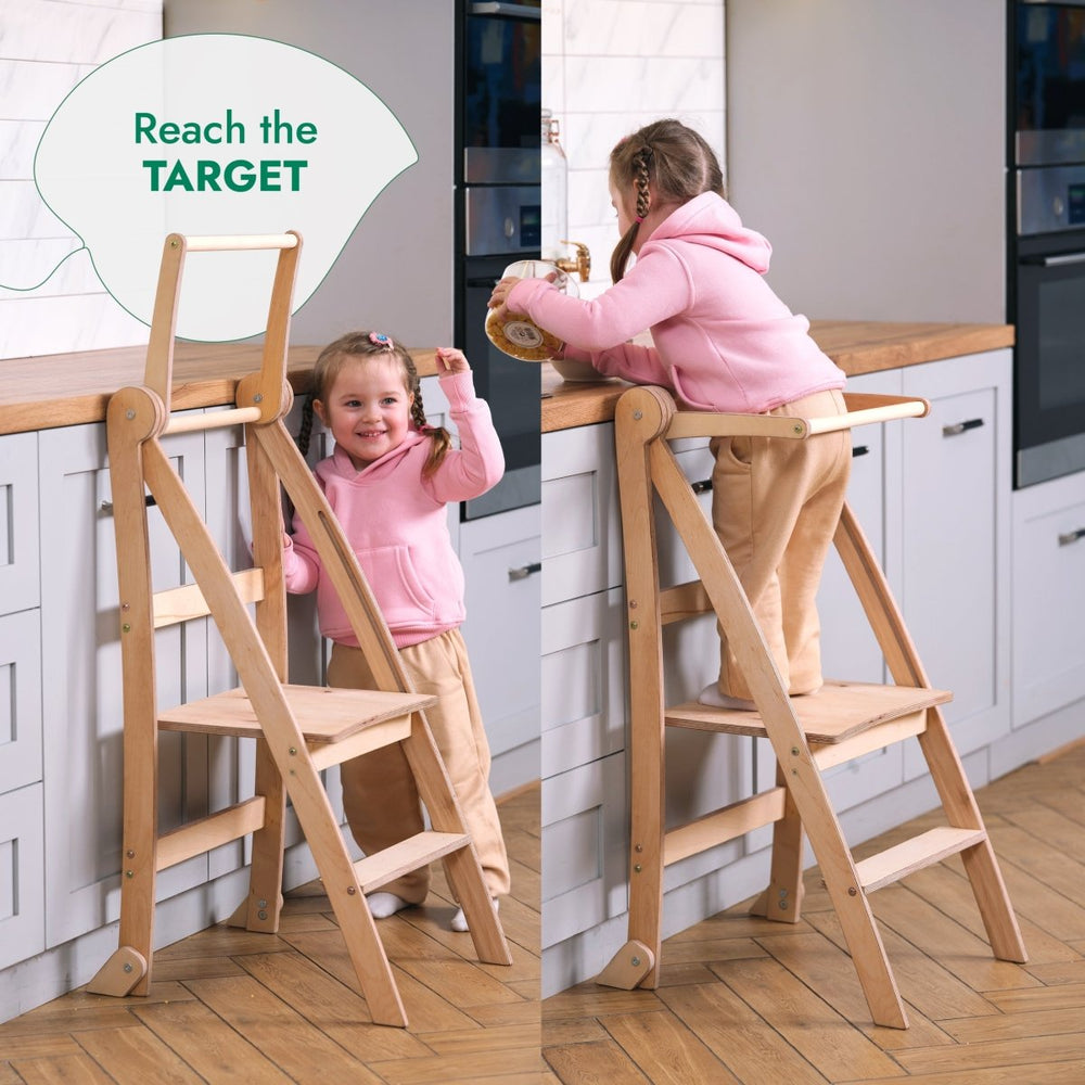 Toddler Tower: Step stool for Kids - Graphite (ONLINE ORDER ONLY)