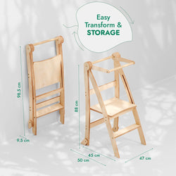 Helper Tower: A Multi-functional Foldable Step Stool for Kids (ONLINE ORDER ONLY)