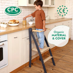 Toddler Tower: Step stool for Kids - Graphite (ONLINE ORDER ONLY)