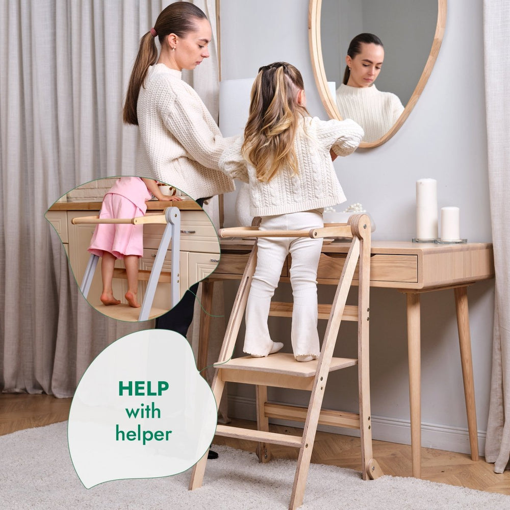 Toddler Tower: Step stool for Kids - Graphite (ONLINE ORDER ONLY)