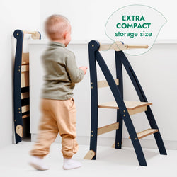 Toddler Tower: Step stool for Kids - Graphite (ONLINE ORDER ONLY)
