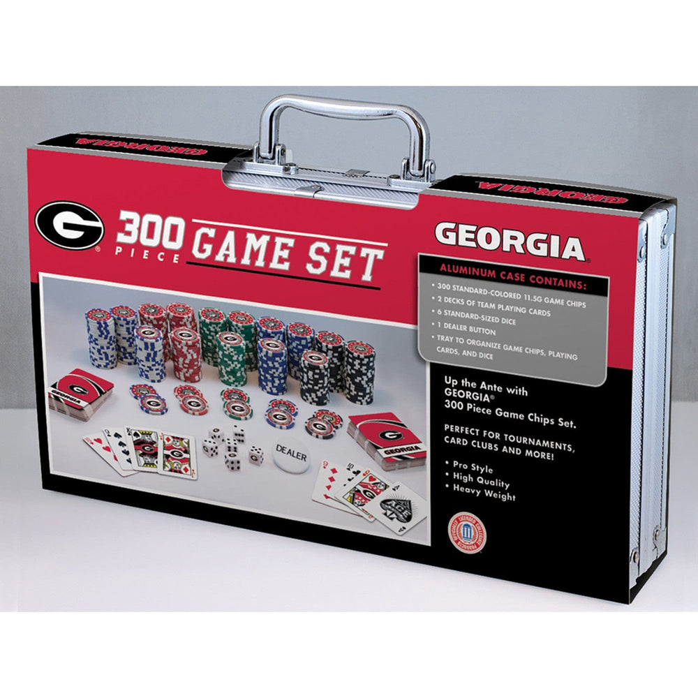 Georgia Bulldogs 300 Piece Poker Set (ONLINE ORDER ONLY)