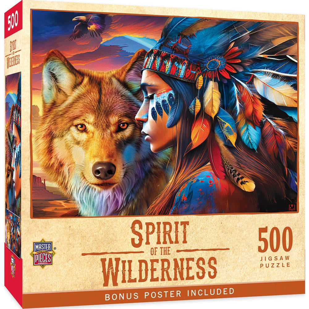 Tribal Spirit - Spirit of the Wilderness 500 Piece Jigsaw Puzzle (ONLINE ORDER ONLY)