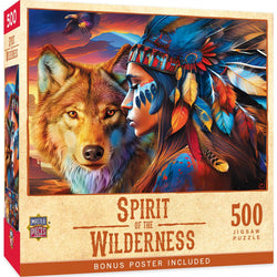 Tribal Spirit - Spirit of the Wilderness 500 Piece Jigsaw Puzzle (ONLINE ORDER ONLY)