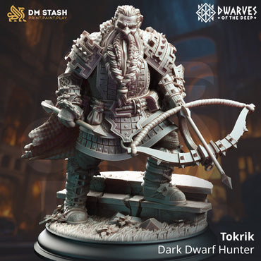 Tokrik, Dark Dwarf Hunter (Male Dwarf Ranger) (Online Order Only)