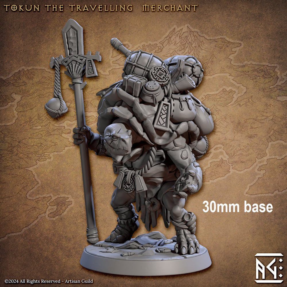 Tokun the Traveling Merchant (Male Turtlekin Merchant) (Online Only)