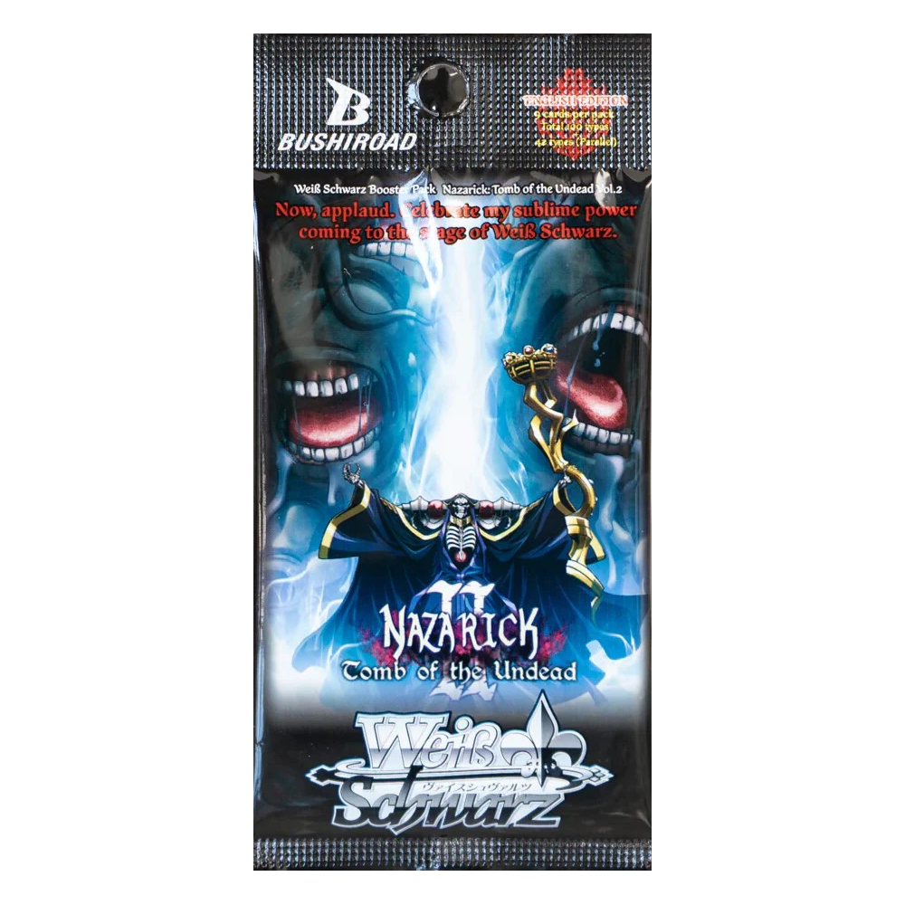Weiss Schwarz: Nazarick: Tomb of the Undead Vol.2 Booster Pack (9 Cards) (ONLINE ORDER ONLY)