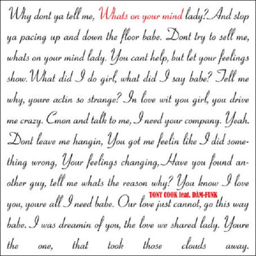 The Rap ft. the Kids / What's On Your Mind ft Tevell - 7" [Vinyl] (ONLINE ORDER ONLY)