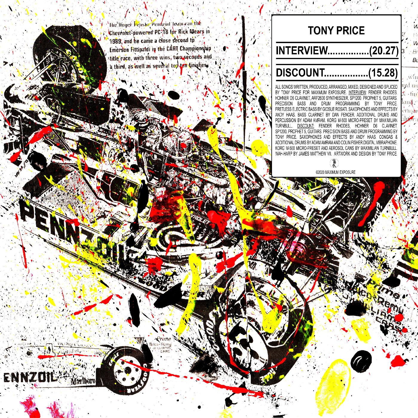 Tony Price - Interview / Discount [Vinyl] (ONLINE ORDER ONLY)