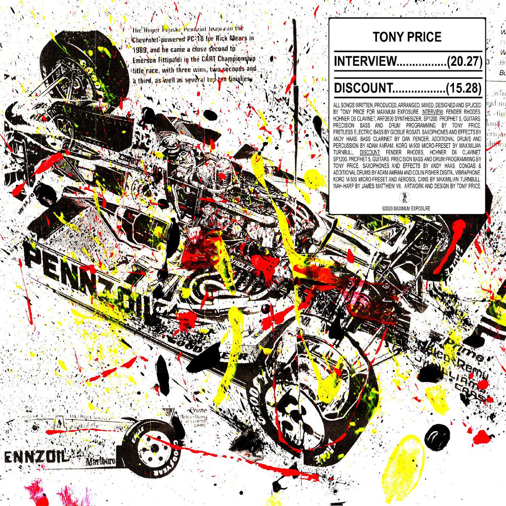 Tony Price - Interview / Discount [Vinyl] (ONLINE ORDER ONLY)
