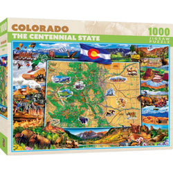 Colorado - The Centennial State 1000 Piece Jigsaw Puzzle (ONLINE ORDER ONLY)