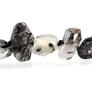 Tourmalinated Quartz Faceted Nugget (ONLINE ORDER ONLY)